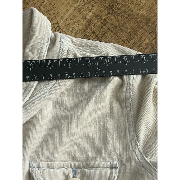 PLUGG Corduroy Jacket Fitted 3 Button Front Woman’s Size Medium office siren - Picture 9 of 11
